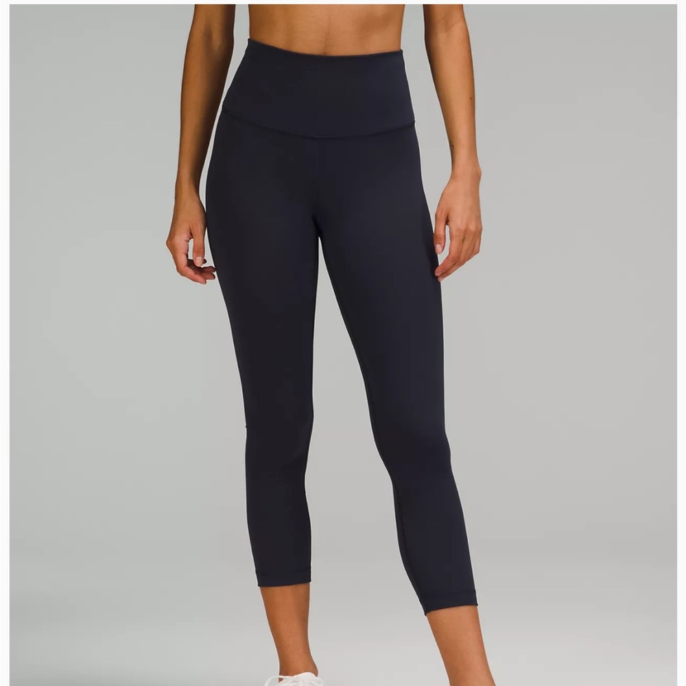 Lululemon Wunder Under Crop Navy